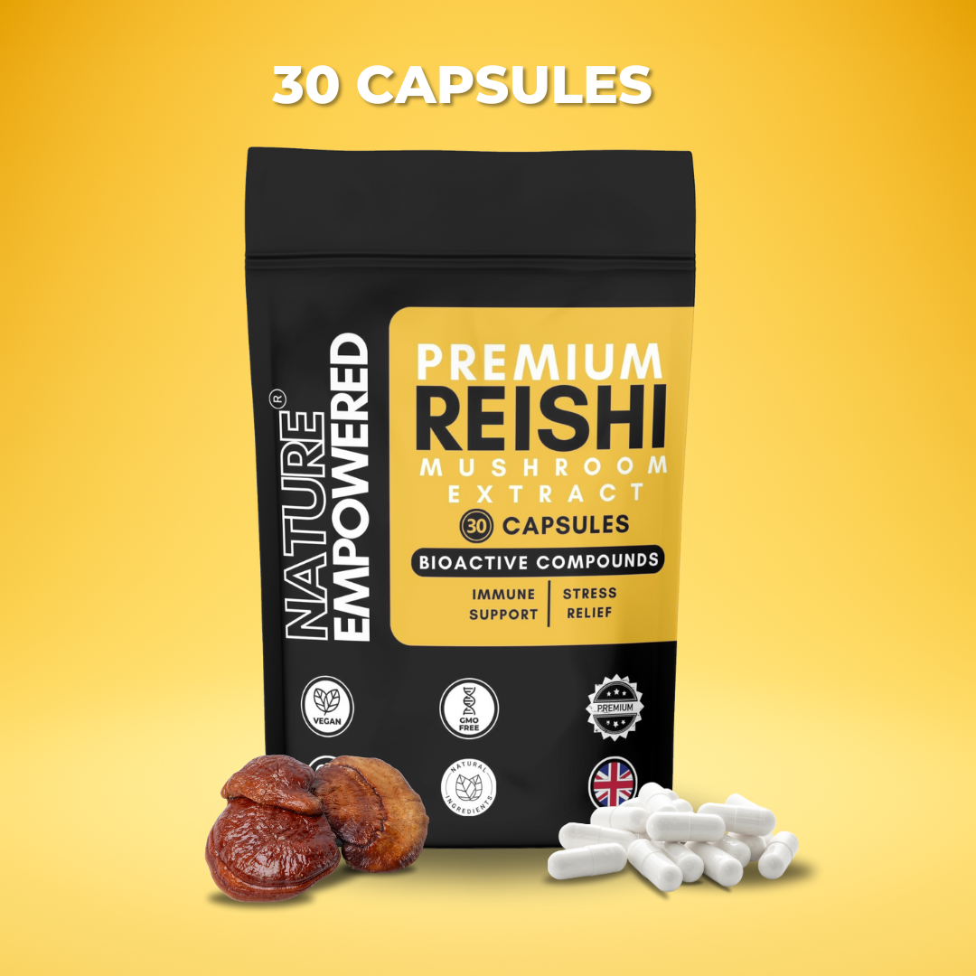 Premium Reishi Mushroom EXTRACT - Capsules (500mg)