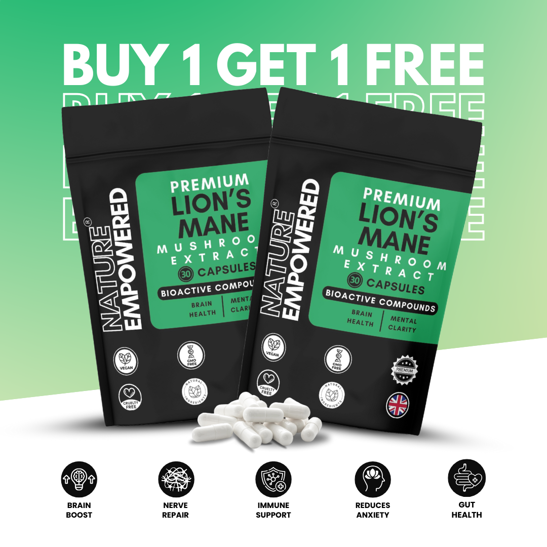 Premium Lion's Mane Mushroom EXTRACT - Capsules (500mg)