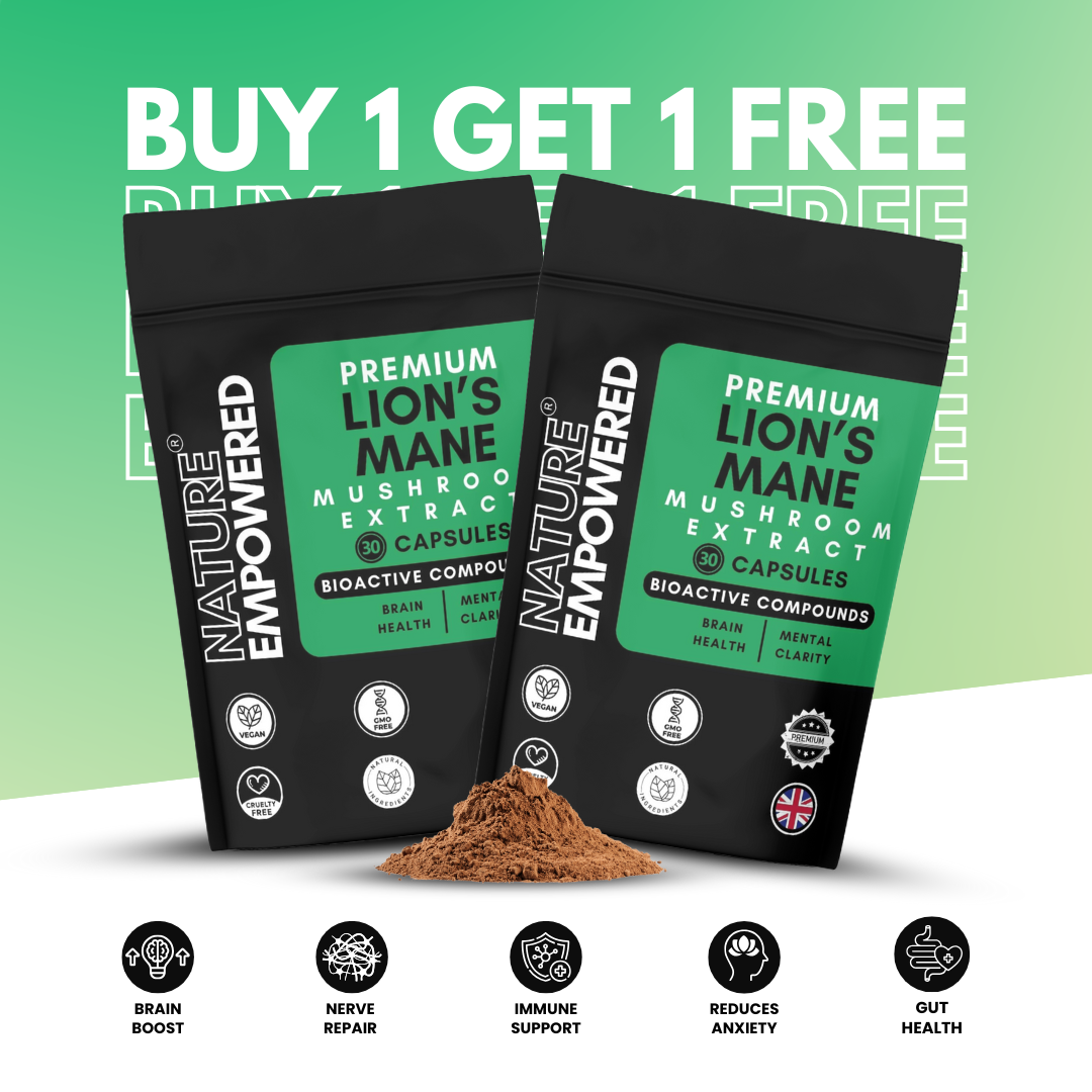 Premium Lion's Mane Mushroom EXTRACT - Capsules (500mg)