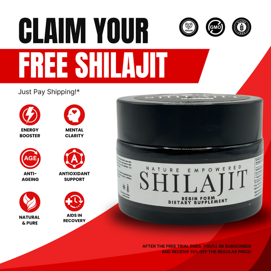 Claim your FREE SHILAJIT* (By Nature Empowered)