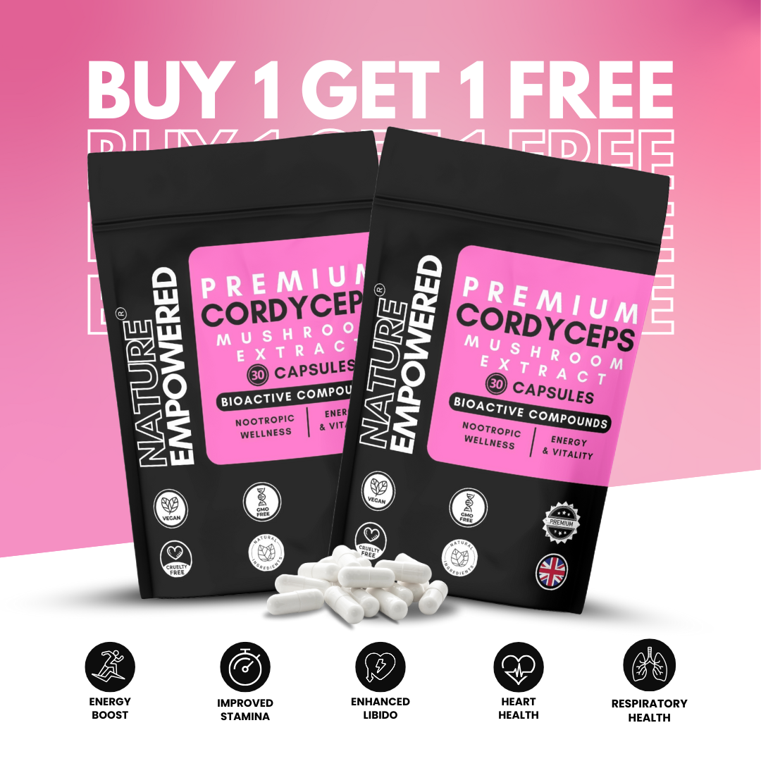 Premium Cordyceps Mushroom EXTRACT - Capsules (500mg)