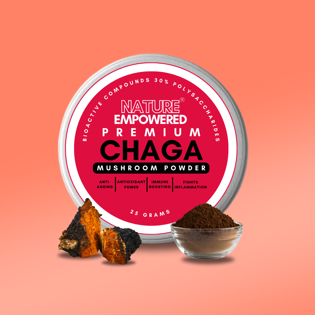 Premium Chaga Mushroom EXTRACT - Powder (30% Polysaccharides)