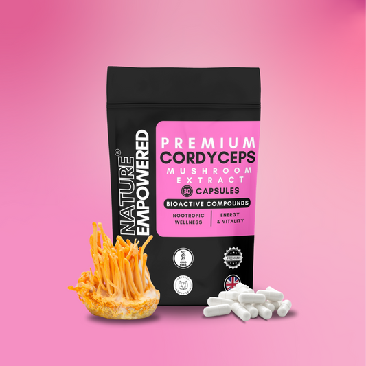 Premium Cordyceps Mushroom EXTRACT - Capsules (500mg)