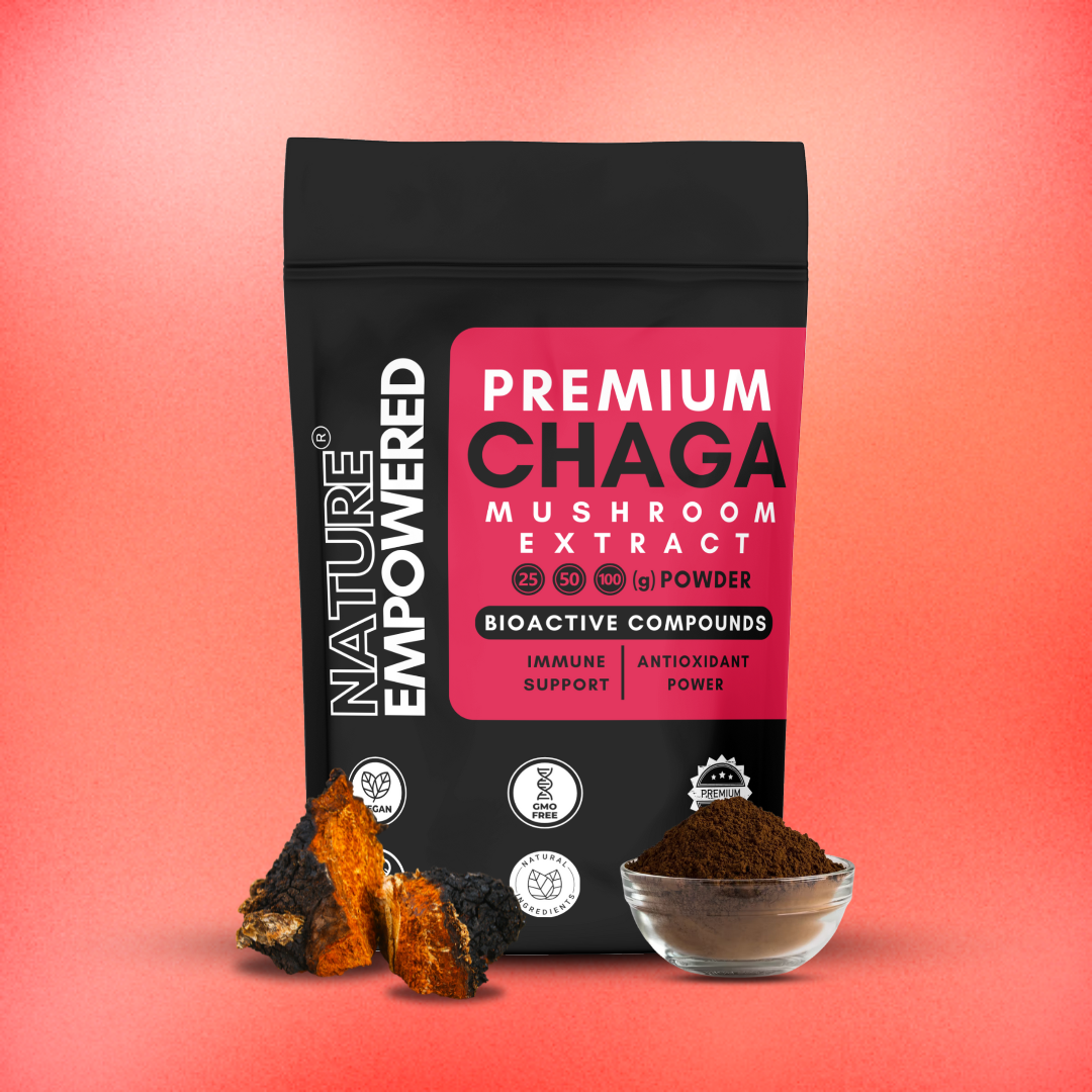 Premium Chaga Mushroom EXTRACT - Capsules (500mg)