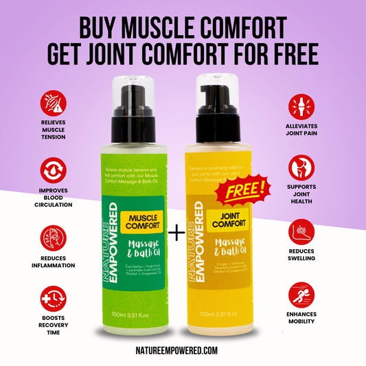 Muscle Comfort + FREE Joint Comfort - (Massage & Bath Oil)